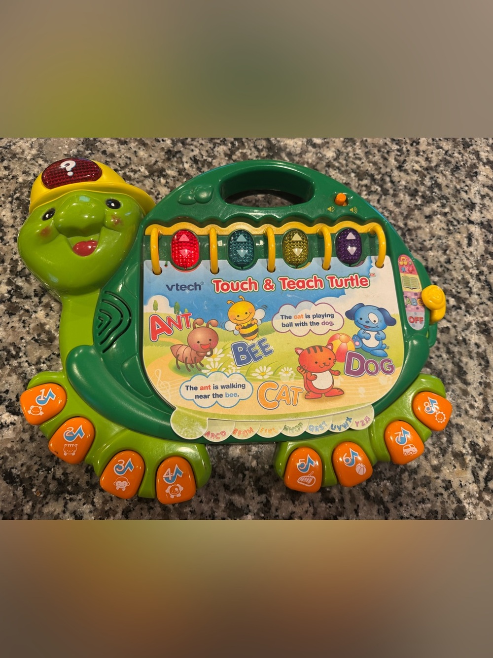 VTech Touch & Teach Turtle Electronic Learning Toy - Green